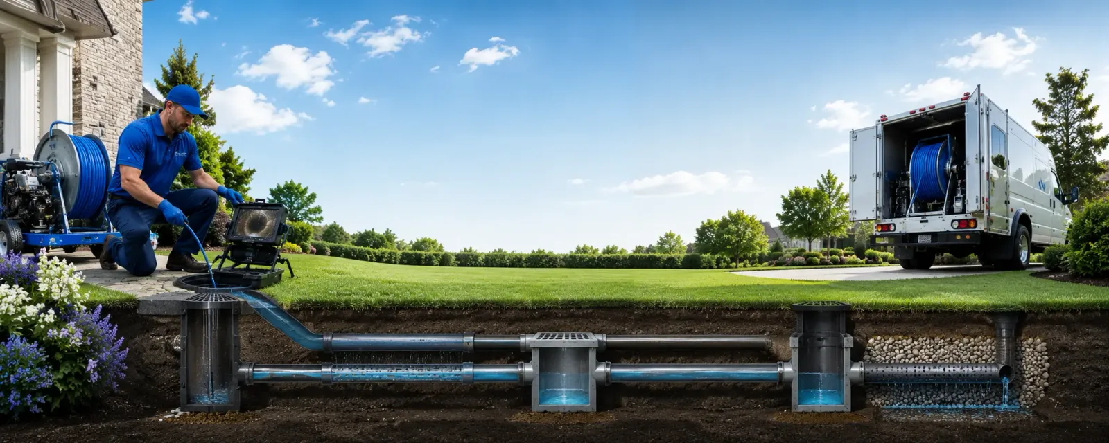 Outdoor drain cleaning information for North Jackson, OH
